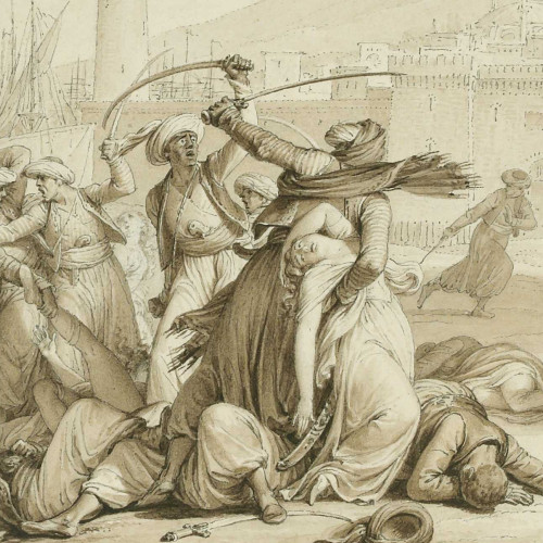 La vieille capturée par les pirates