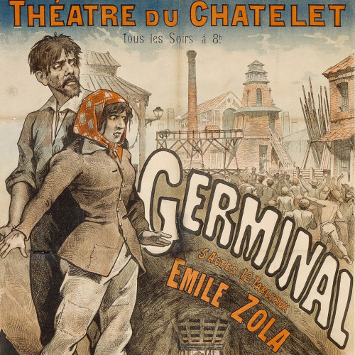 Affiche de Germinal au théâtre du Châtelet