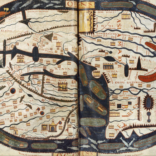 Mappemonde du Beatus de Saint-Sever