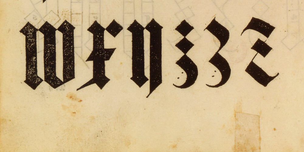 Alphabet gothique
