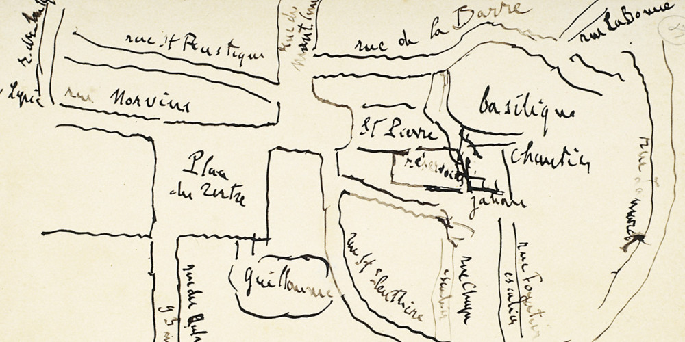 Dossier préparatoire de Paris, plan de Montmartre
