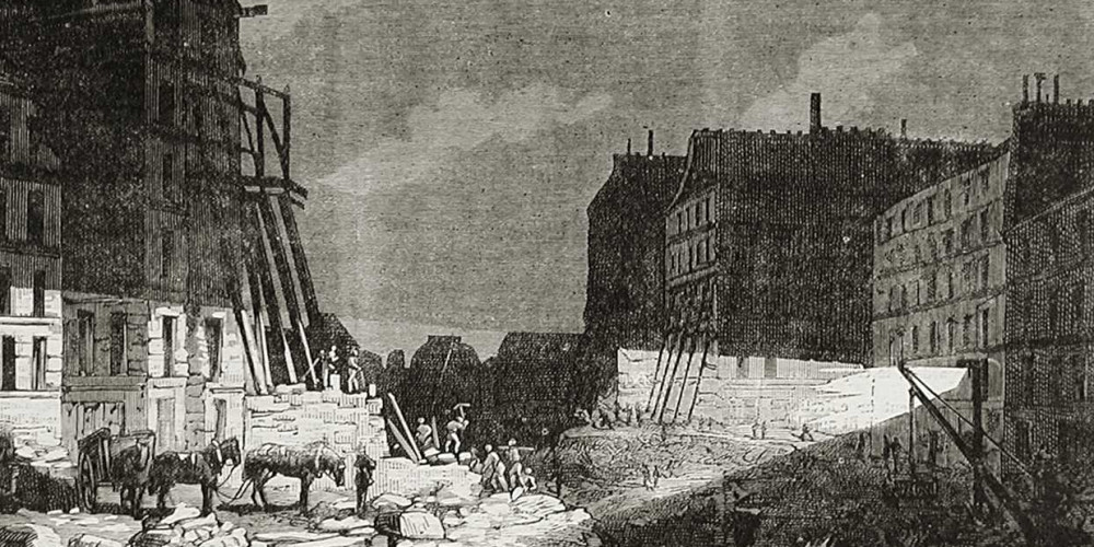 Les grands magasins en travaux
 