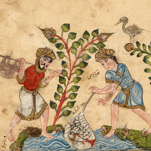 Le cormoran et les deux pêcheurs