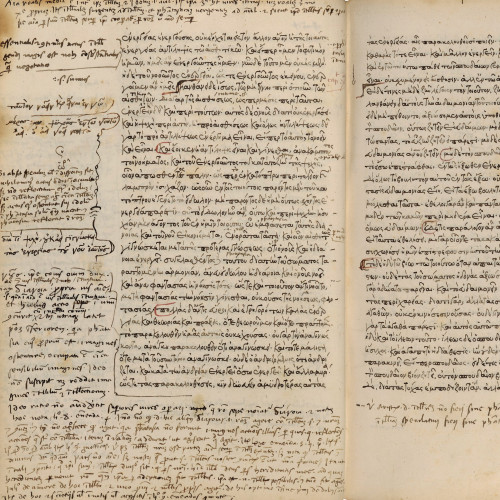 Manuscrit de travail de Marsile Fincin