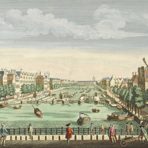 Amsterdam : la maison des Orphelins et le pont de l’Amstel