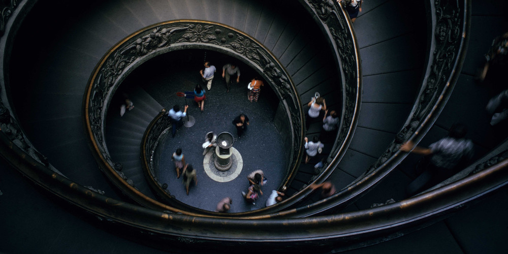 L’escalier de Bramante au Vatican