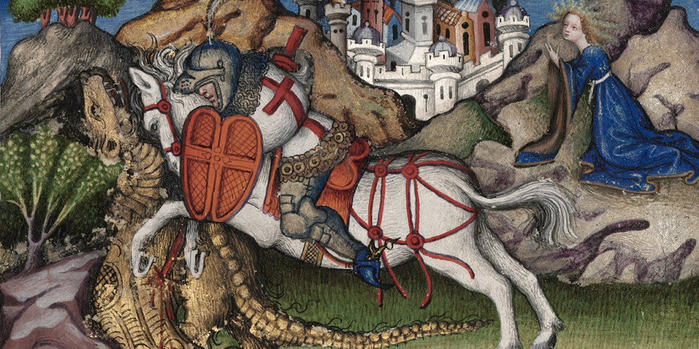 Saint Georges terrassant le dragon