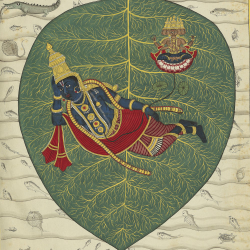 Bhagavat, plongé dans le sommeil de la méditation