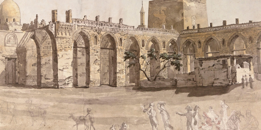 Vue d’une ancienne mosquée située près de Bab el-Nasr